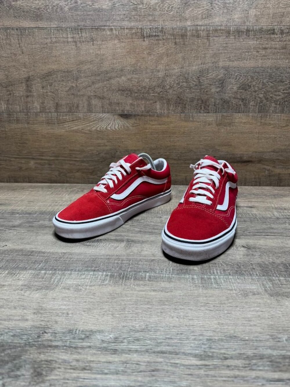 Vans suede red